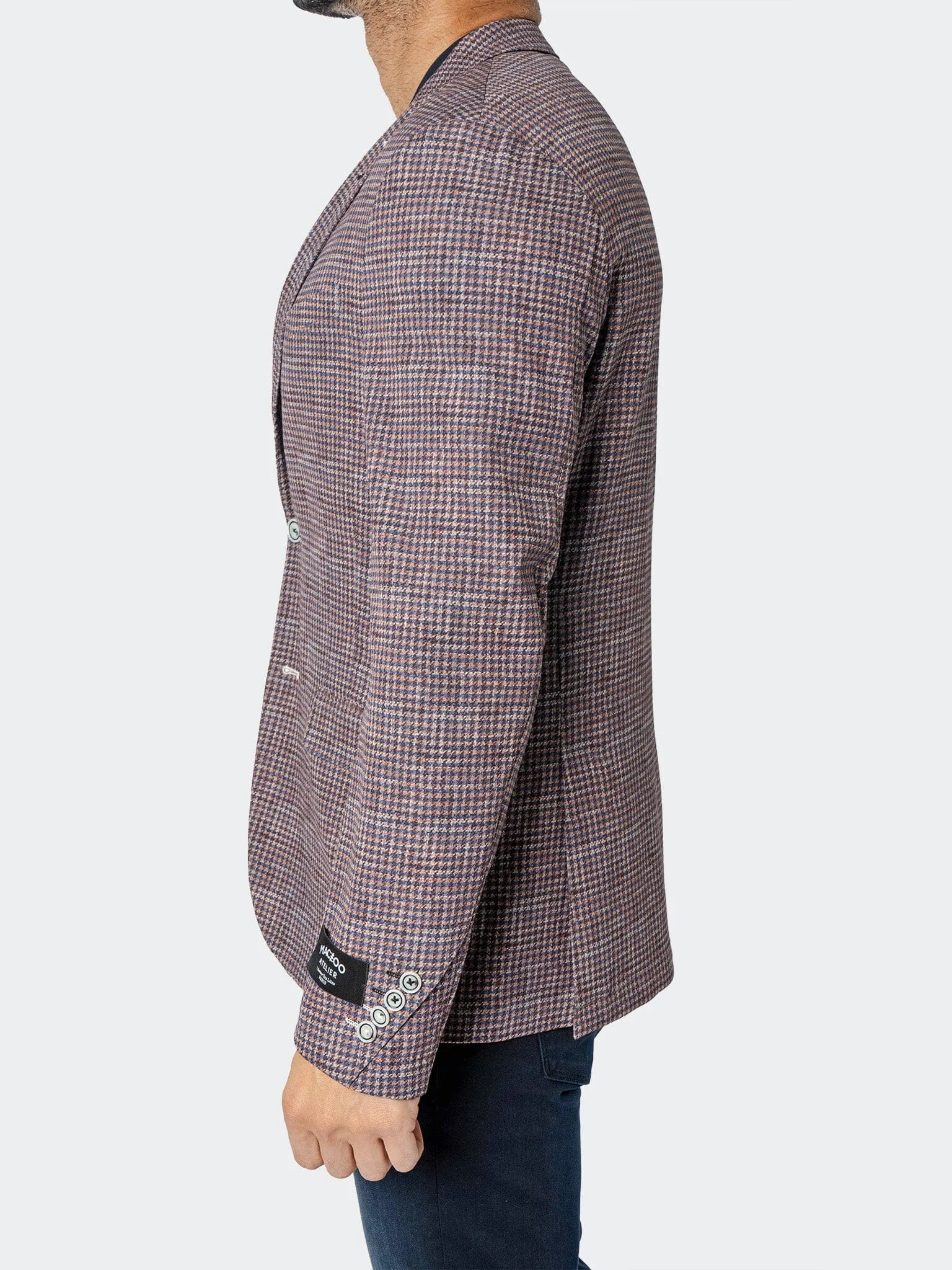 Blazer Unconstructed Descartes ItalianHounds Brown Comfort Focused Design Hypoallergenic Padding