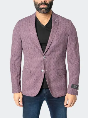 Blazer Unconstructed FrenchRubies Red Soft Lined Interior