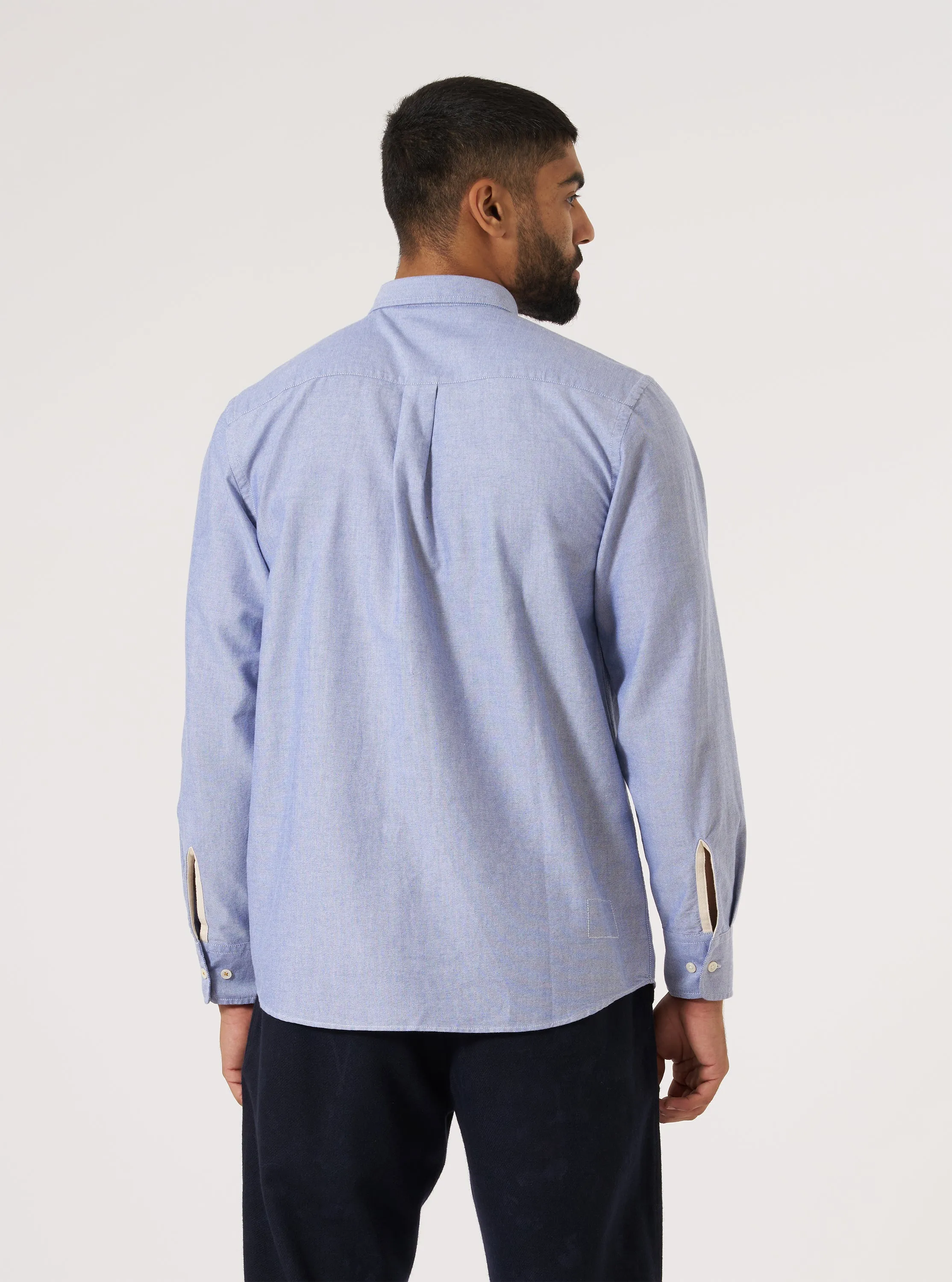 Soft Material Light Wear Blue Oxford Daybrook Shirt