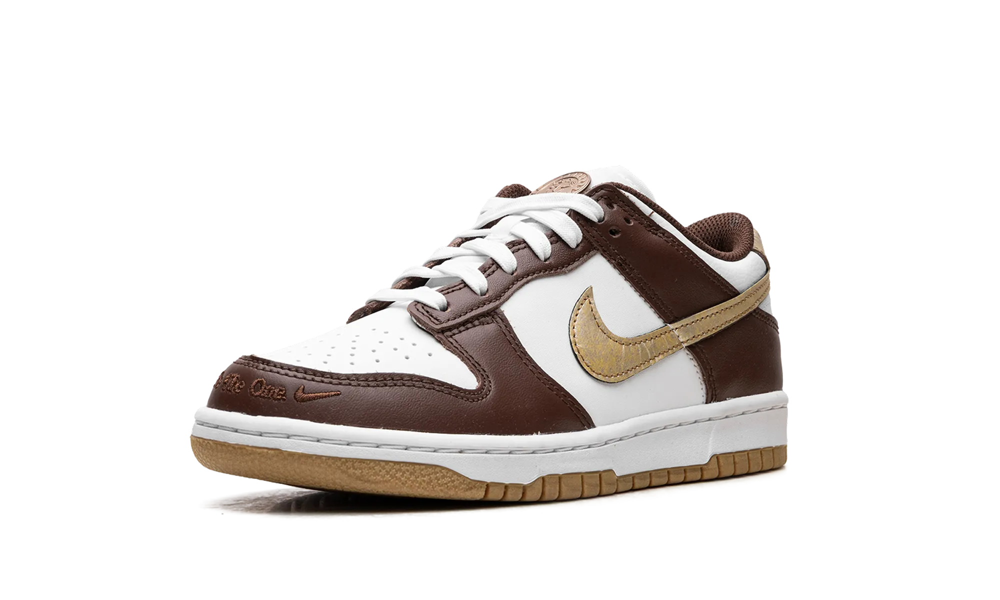 Gentle Step Breathable Footbed Dunk Low "Cacao Wow Metallic Gold"