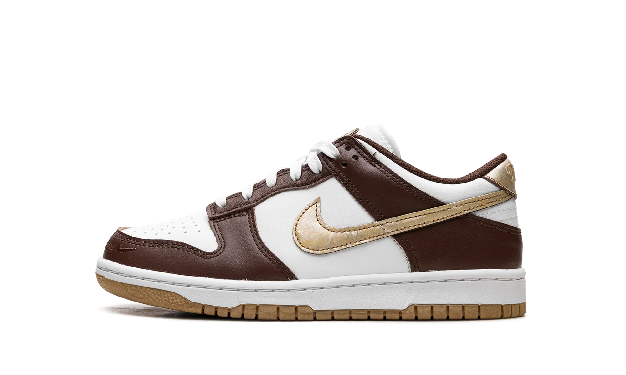 Dunk Low "Cacao Wow Metallic Gold" Low Profile Fit