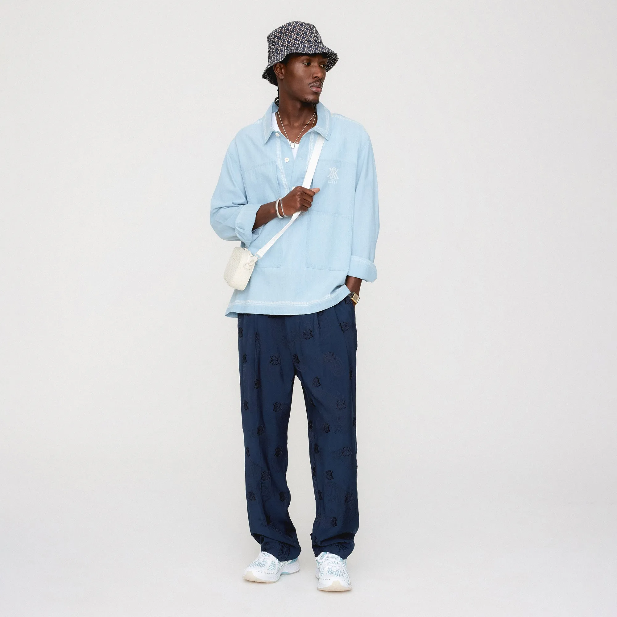 Comfort-First Kith Kylan Pleated Trouser - Nocturnal