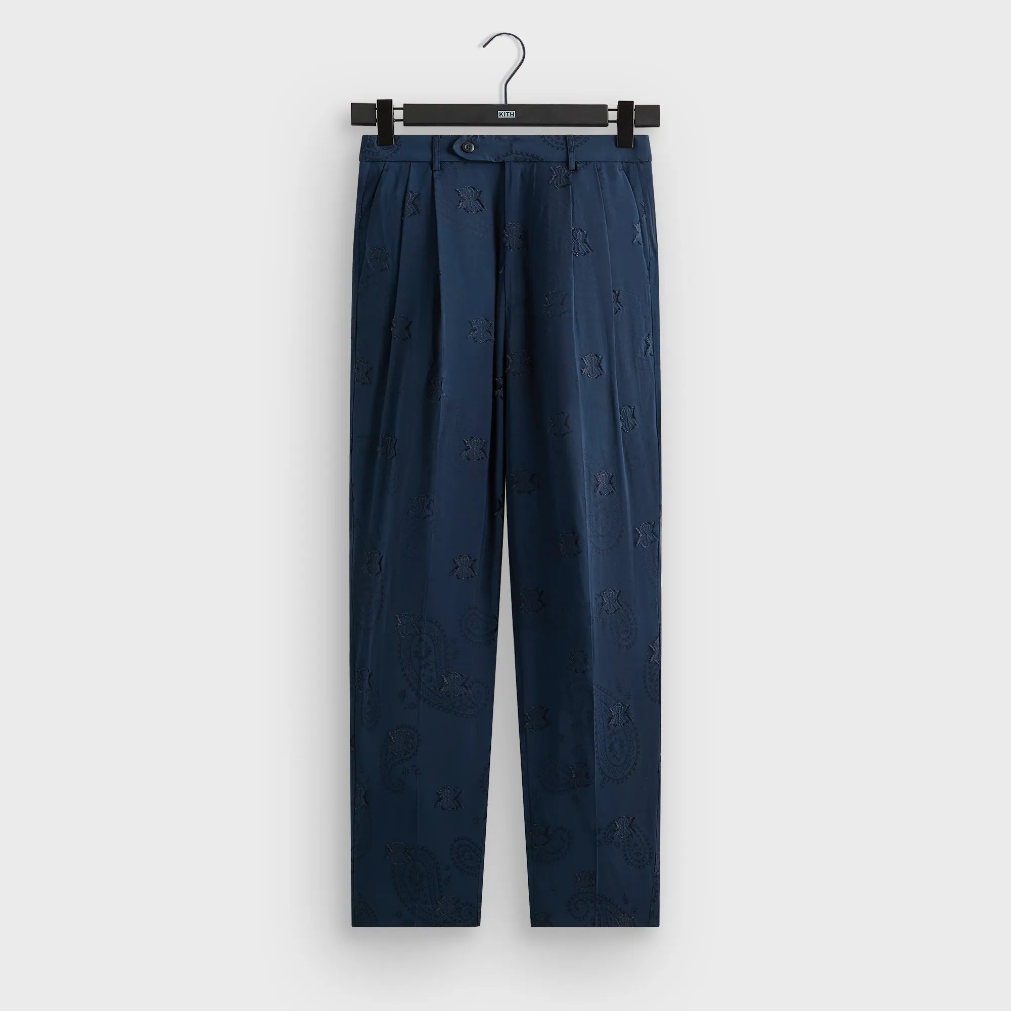Kith Kylan Pleated Trouser - Nocturnal Comfy All-Day Slim wear