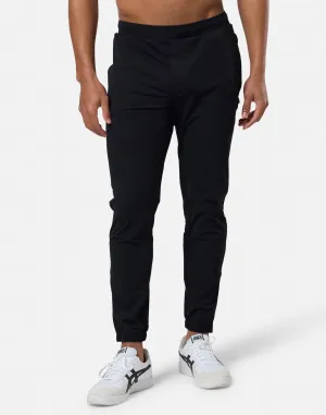 In Motion Jogger in Black Soft Touch Material Body-Hugging Fit
