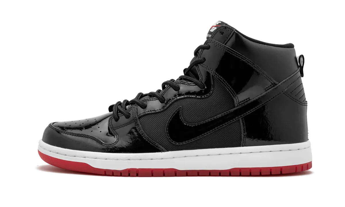 SB Zoom Dunk High TR QS "Bred" Speedy Action Fit All Day Ride