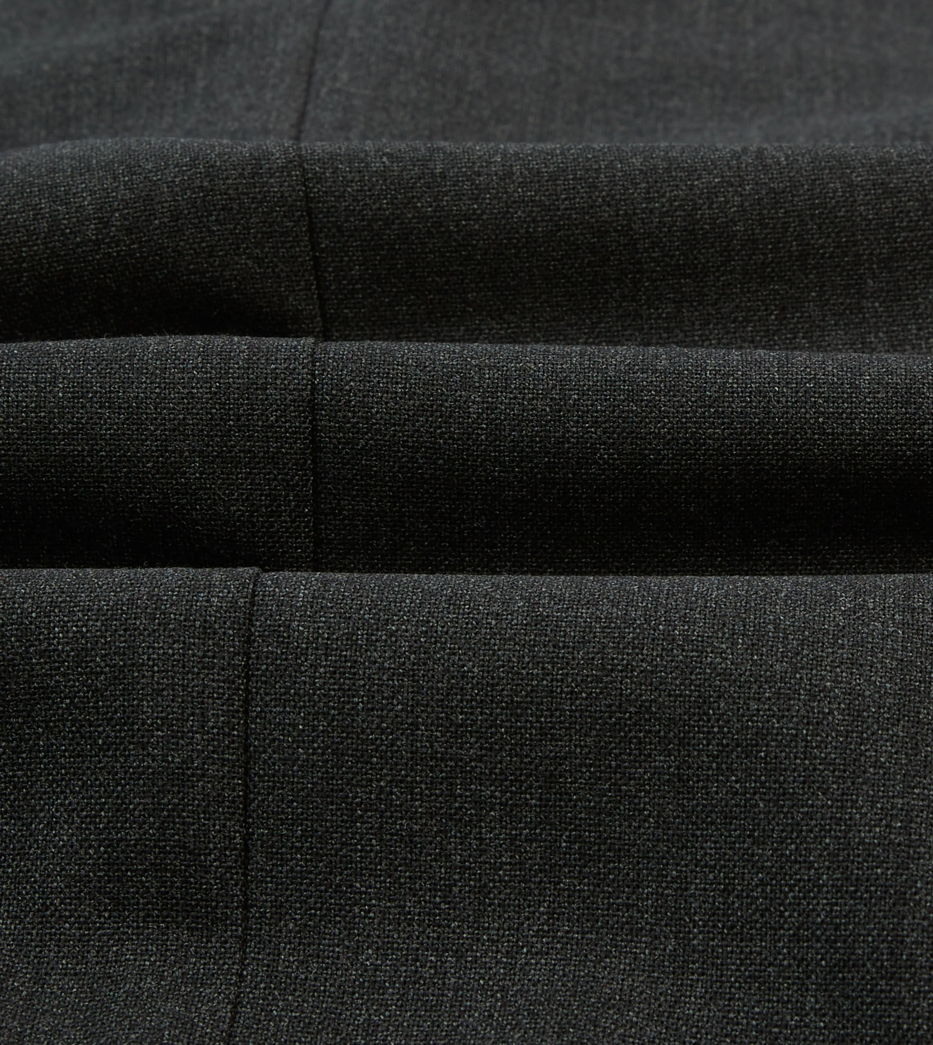 Charcoal Tropical Wool Tailored Jacket Tear Resistant Weave Soft touch finish