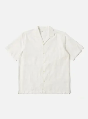 No Chafe Edging Ecru Deffe Self Stripe Minari Shirt