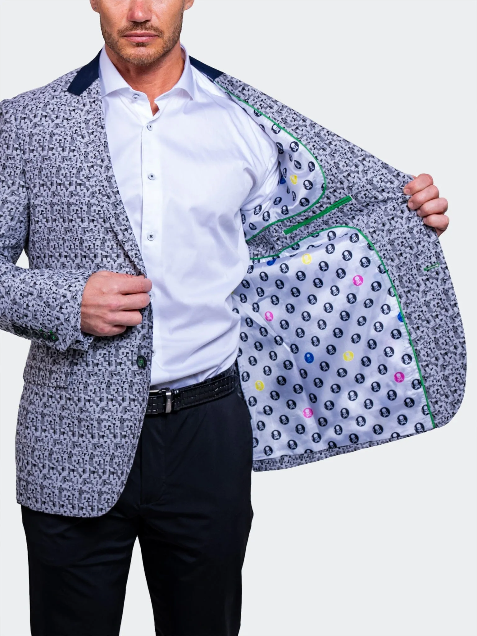 Blazer Socrate Evo Ascension2101 Grey Layered Look