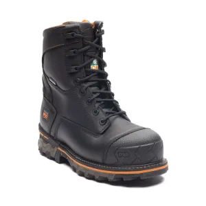 Slip Resistant City Walking Pressure Relief Zones Boondock Men's 8" composite toe leather work boots 89645