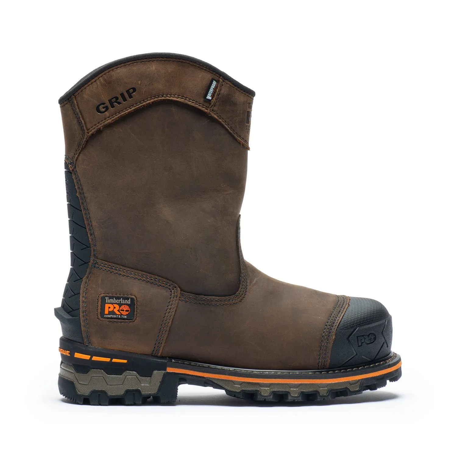 Boondock Pull-On Men's 8" Composite Toe Work Boots A4499 Clean Silhouette Built For Adventure