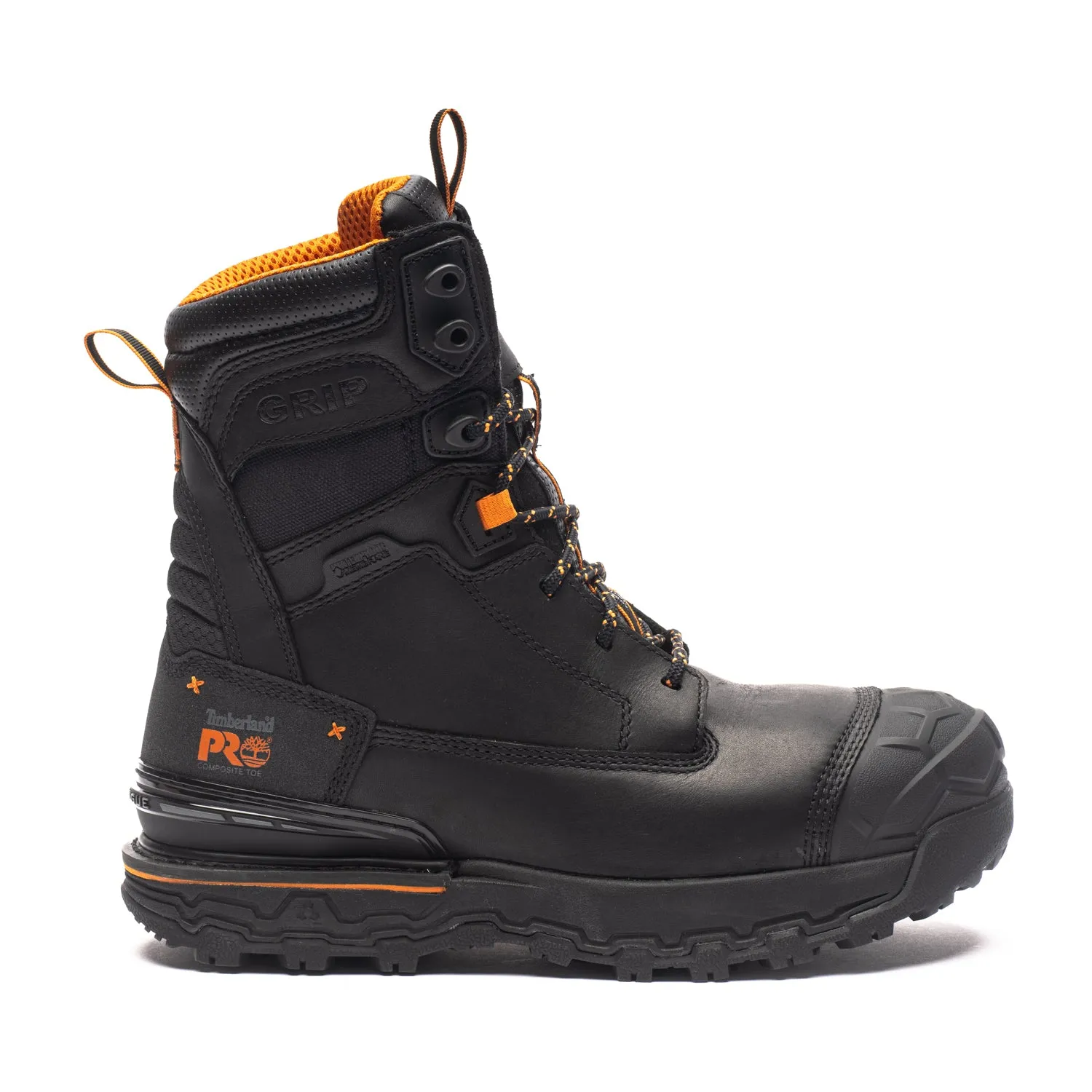 Patent Glow Boondock Ultralight Men's 8" Composite Toe Work Boots A64A7W02