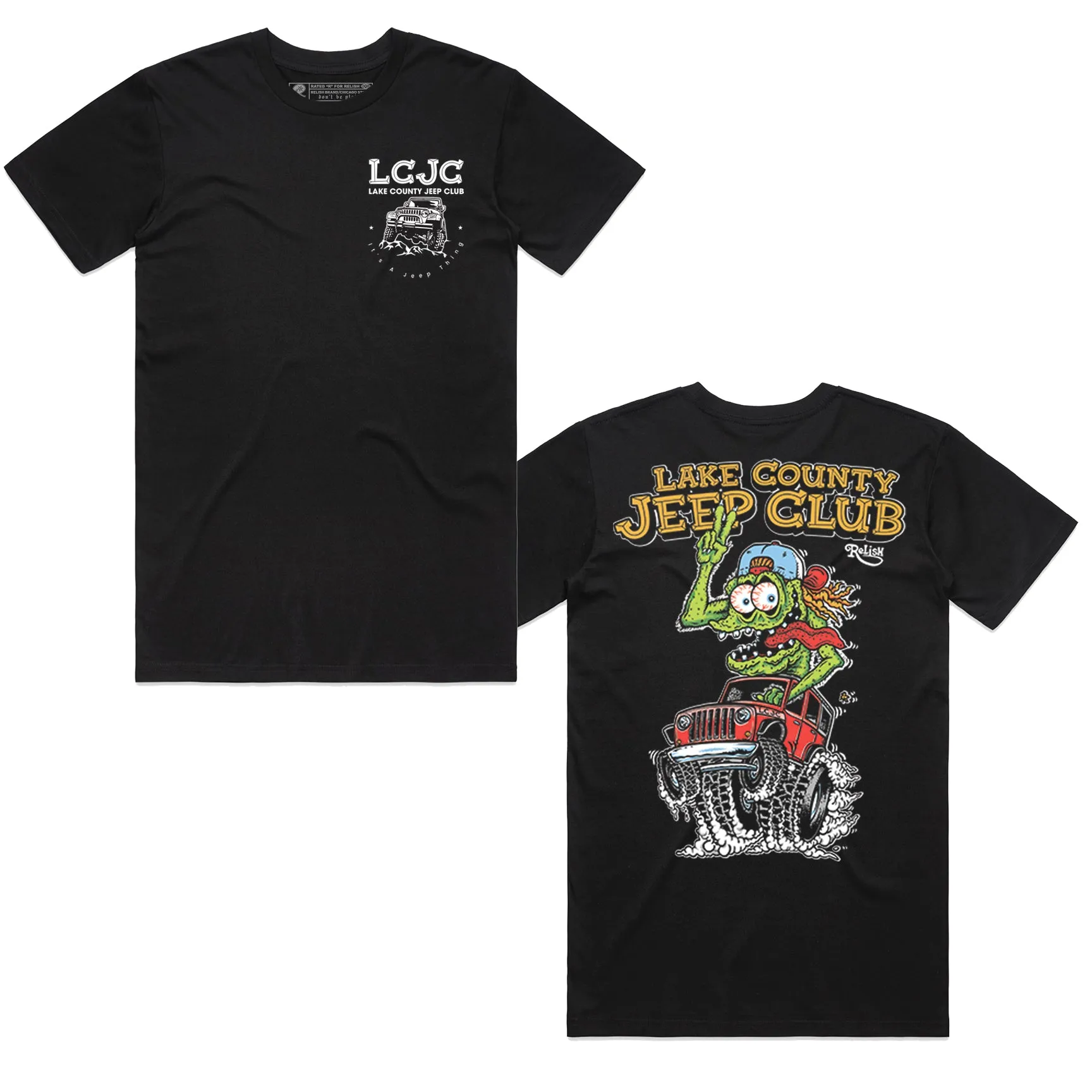 elastic waistband Jeep Club - Fink tee - 2023
