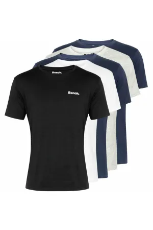 Active Lifestyle Mens 'JOSH' 5 Pack T-Shirts - ASSORTED