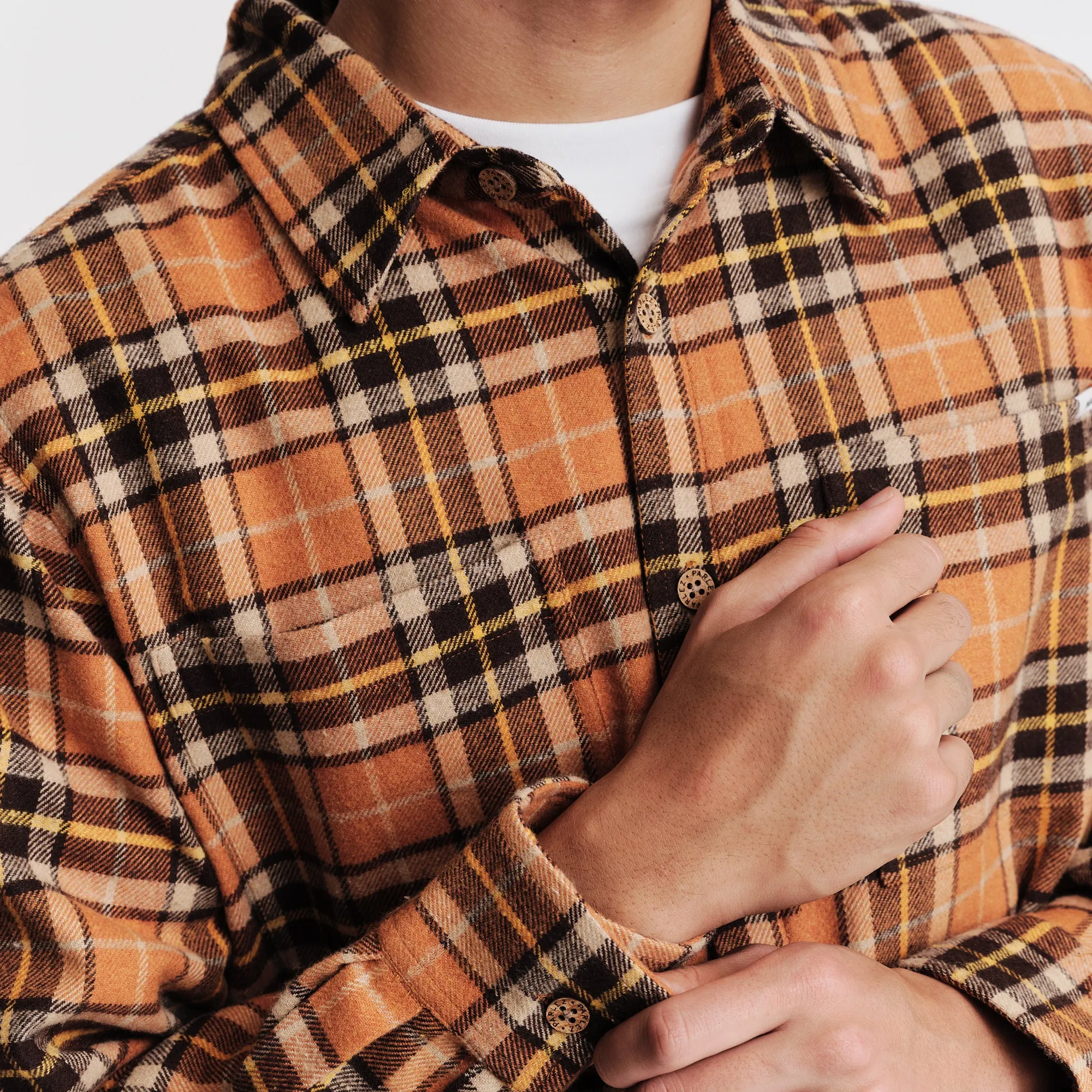 Fernley Shirt Orange Check Conference Appropriate