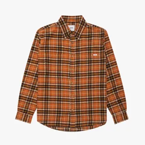 Fernley Shirt Orange Check Everyday Comfort