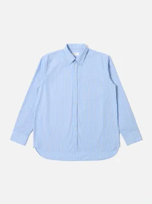 Spring Collection Blue Vila Stripe Wide Lazy Day Shirt