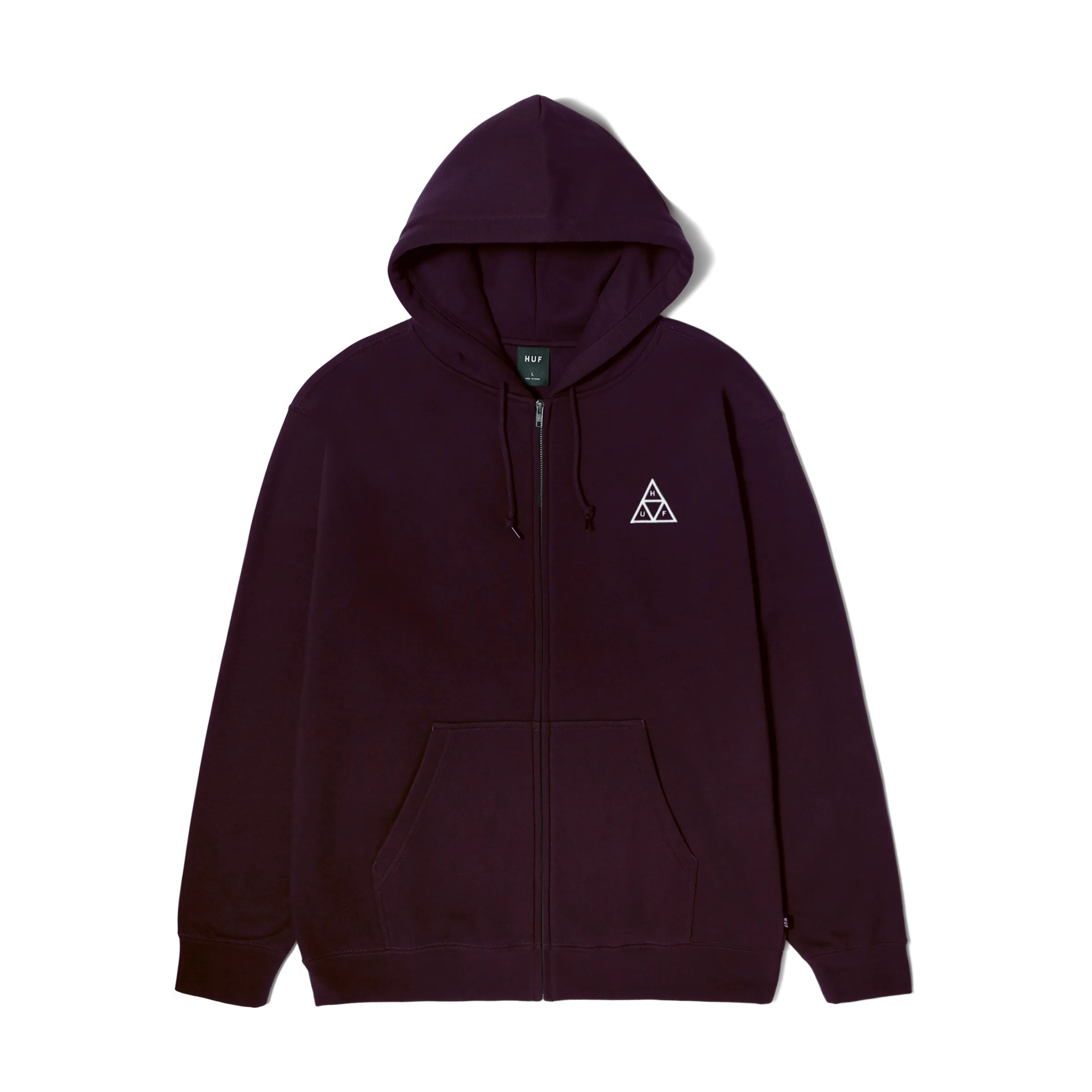 anti shrinking HUF SET Triple Triangle Full-Zip Hoodie
