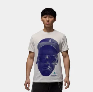 Urban Style Diamond 45 Greatest Baseball Player Mens Short Sleeve Shirt (White)