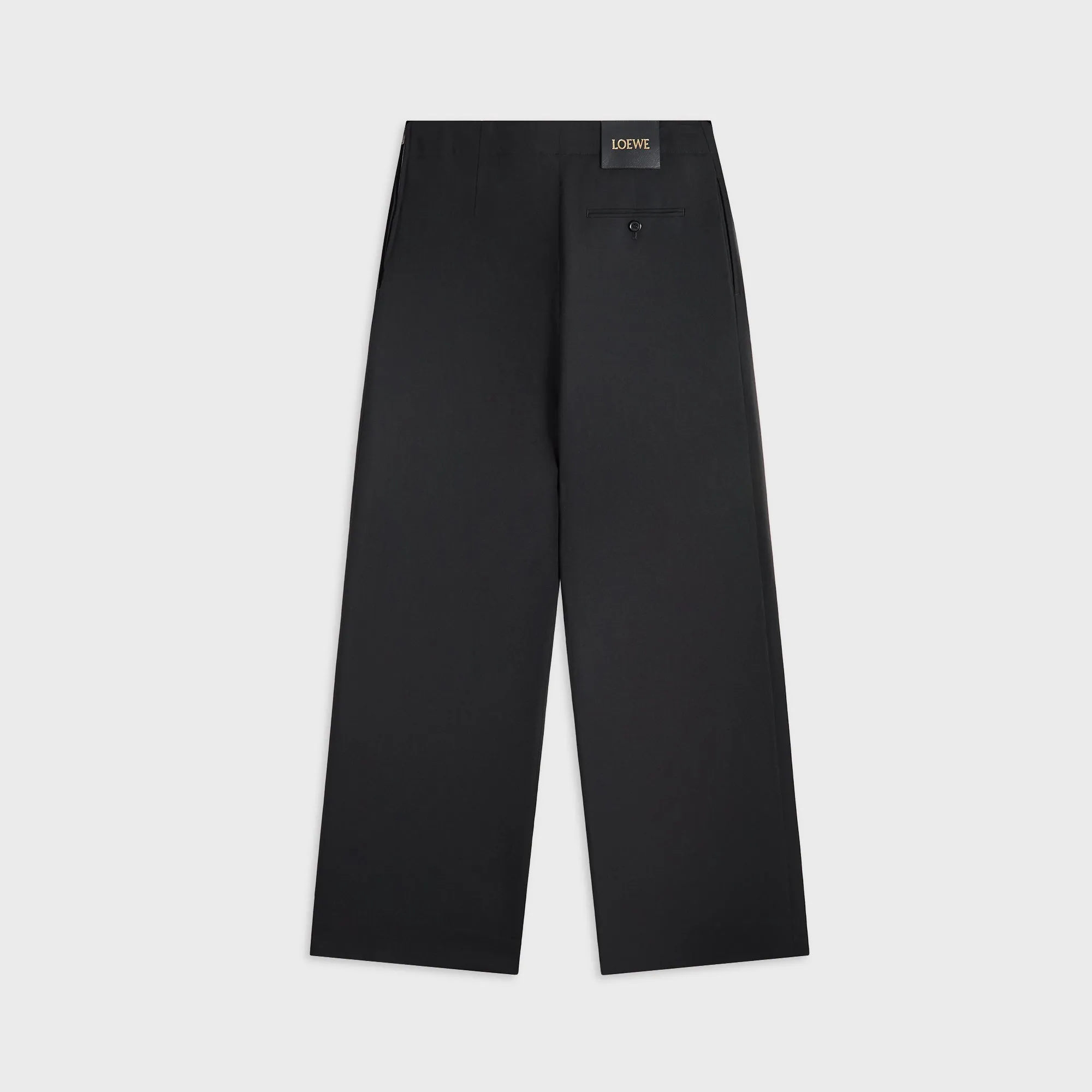 Loewe Belted Trousers - Black Travel Friendly Loose cut