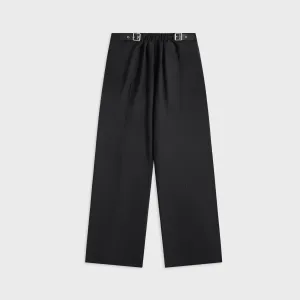 Loewe Belted Trousers - Black Anti Pilling Fabric