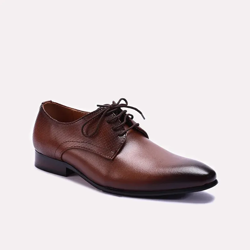Brown Derby Formal Shoes 0111261 Skill Work