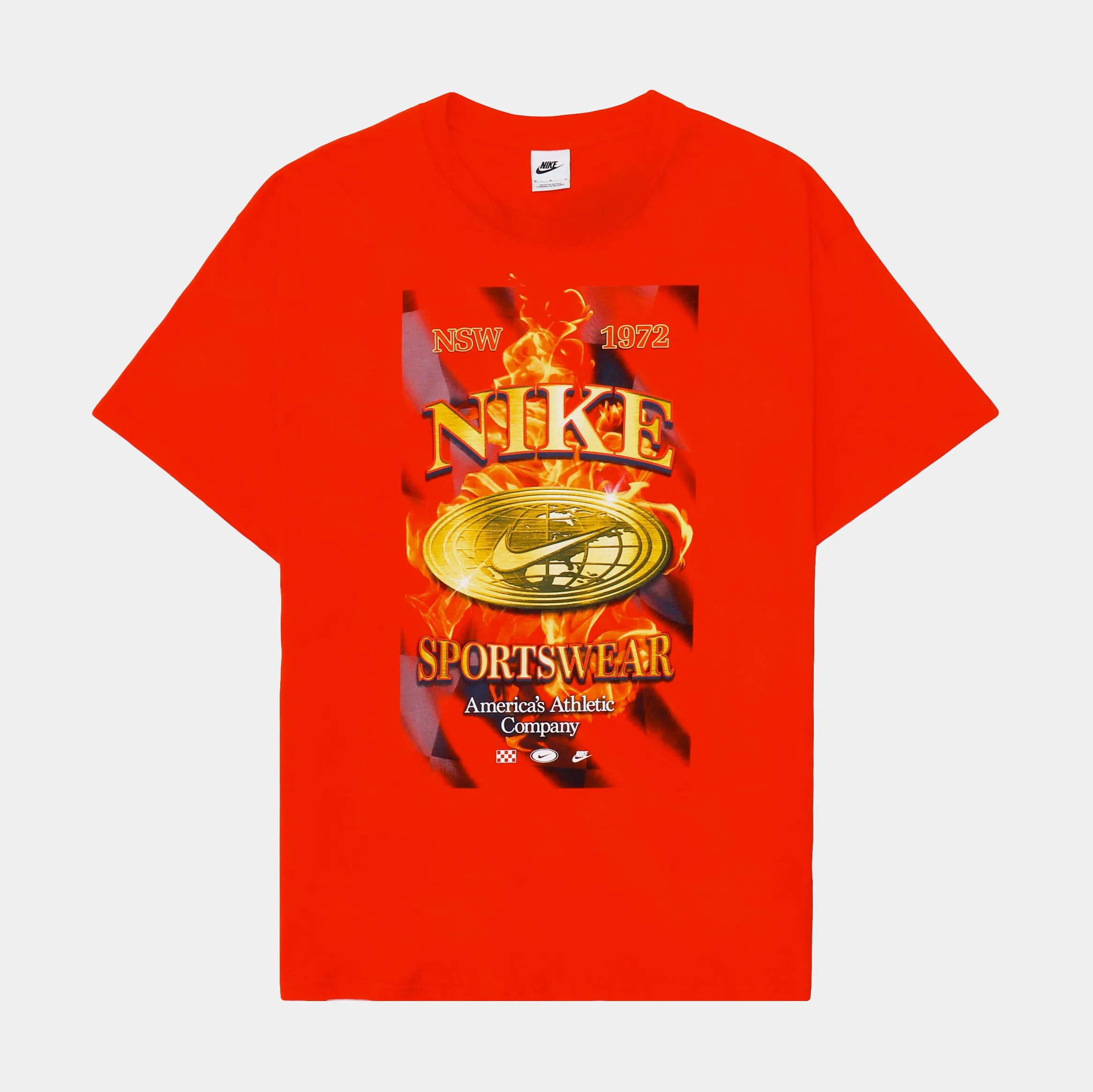 NSW Max 90 Americana Tee Mens Tshirt (Red) Fresh and Cool