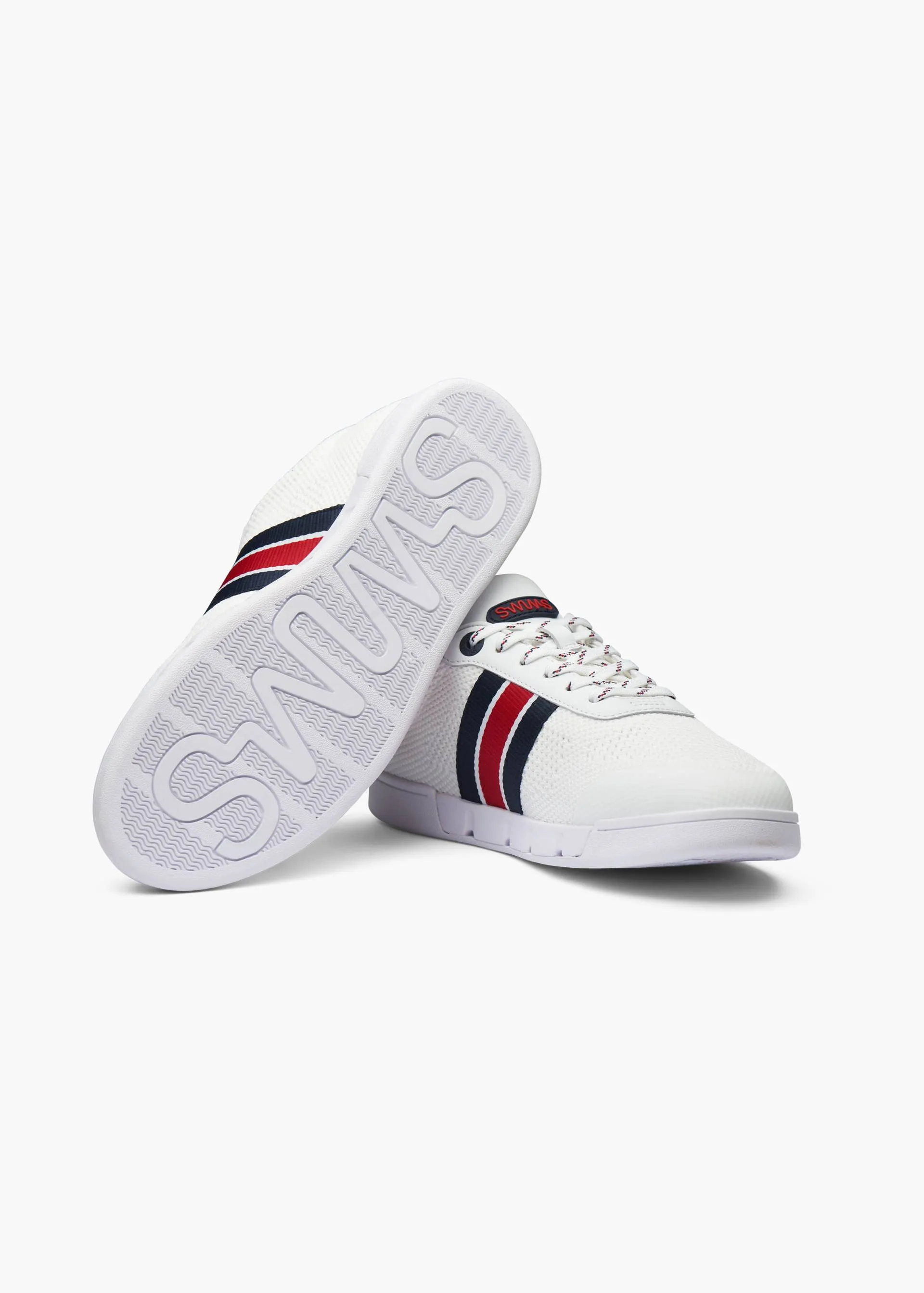 ID24569-Swims White Solaro Sneaker Toe box Firm Ground