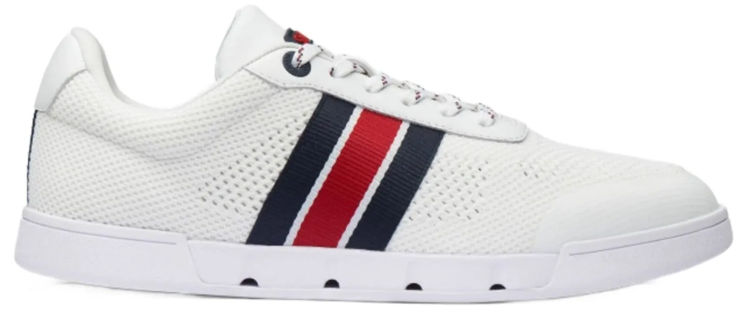 ID24569-Swims White Solaro Sneaker Impact Resistant Sole