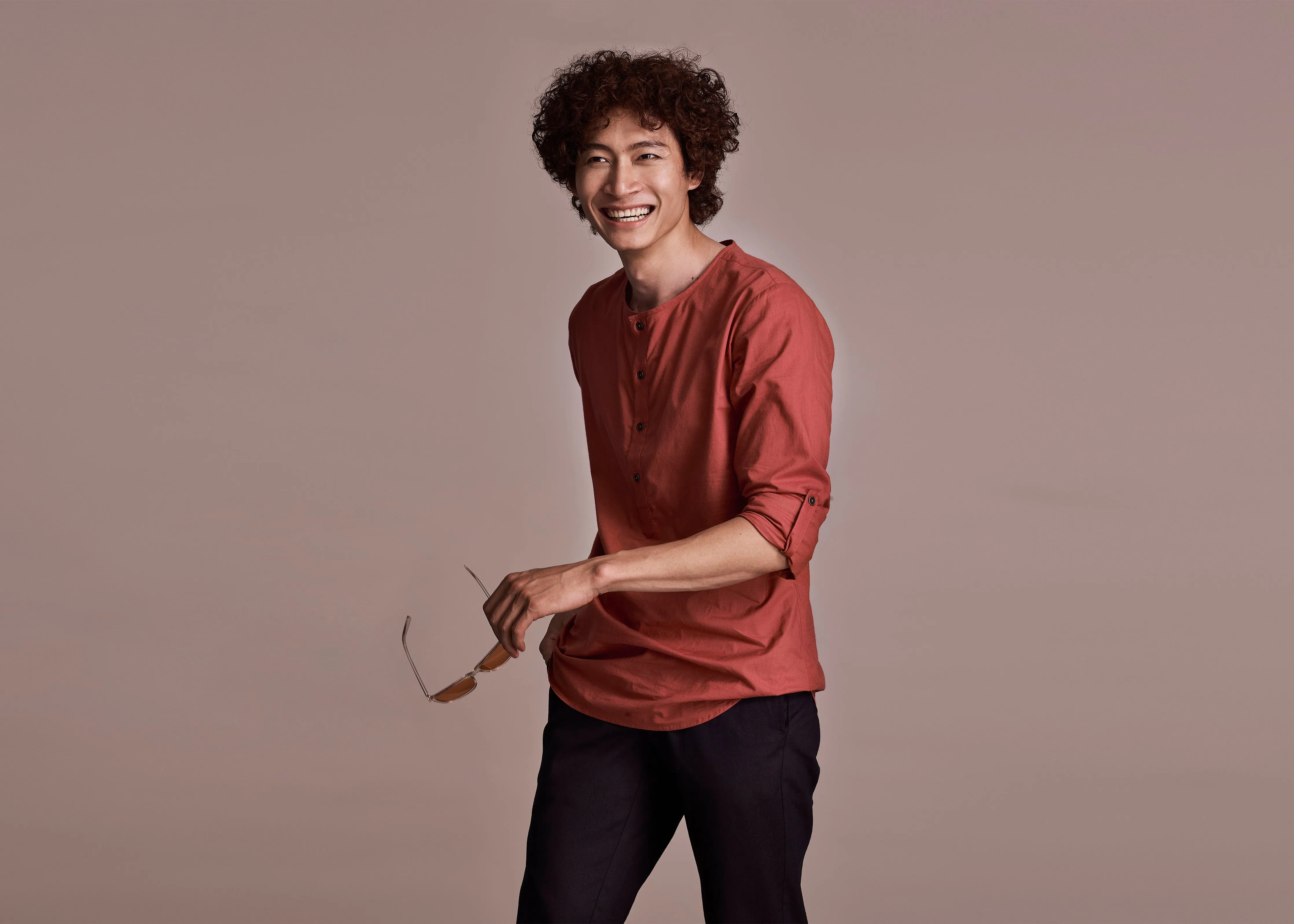 TEA - TERRACOTTA Stretchable Fabric