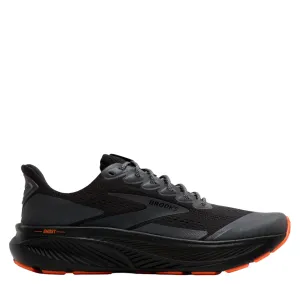 Brooks Men's Ghost 17 Running Shoes in Black/Orange AW25 Hot weather relief Contoured Heel Cradle