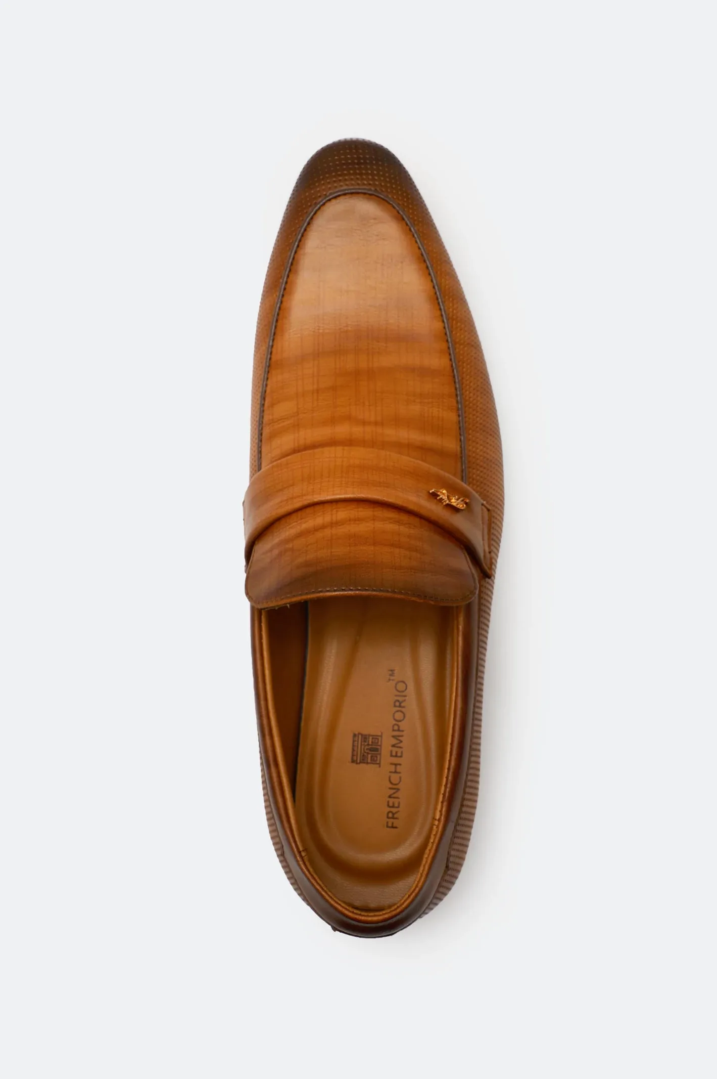 Heritage Line Neutral Setting Brown Formal Moccassins Shoes