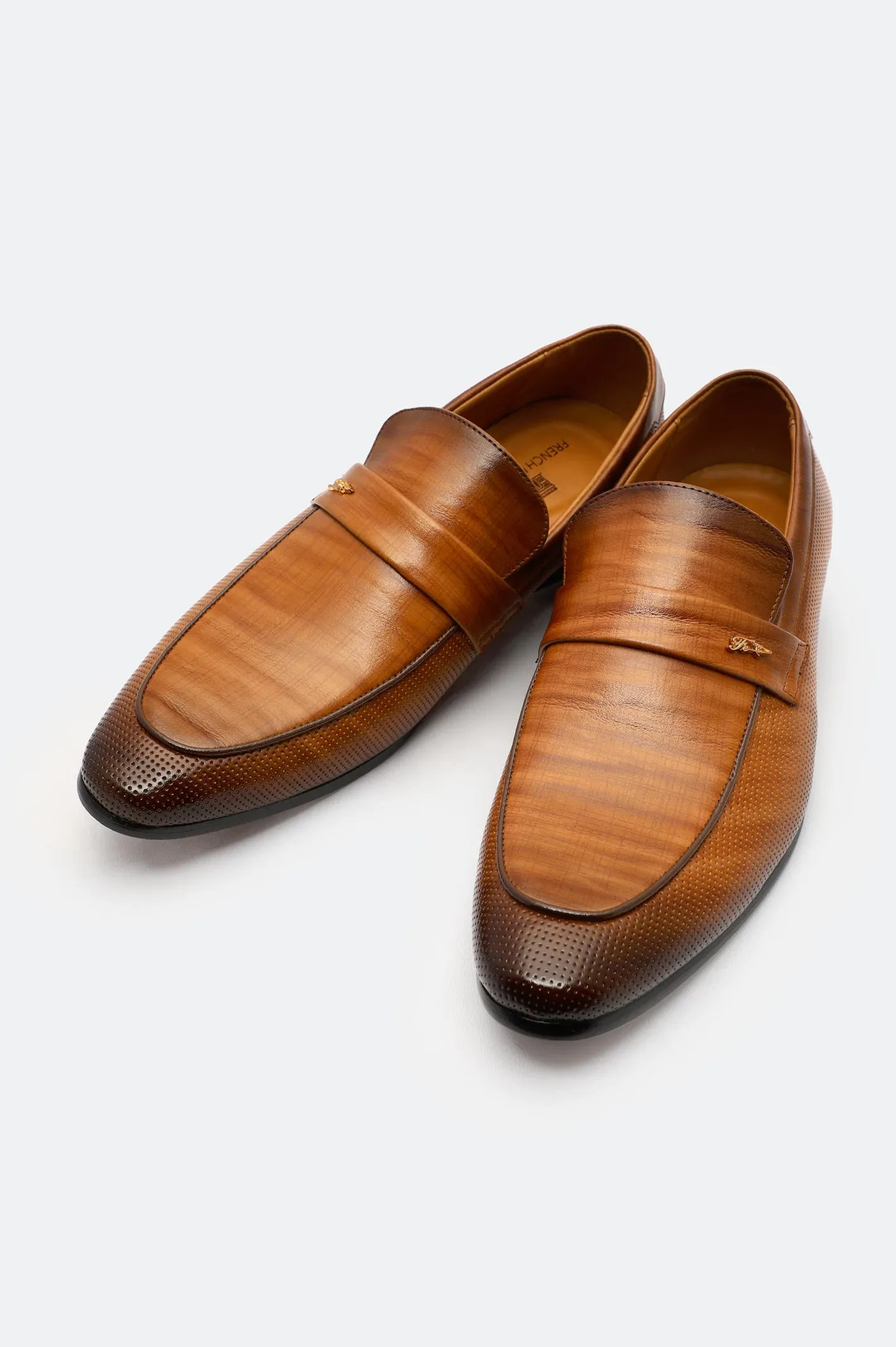 Style Neutral Lead Step Brown Formal Moccassins Shoes