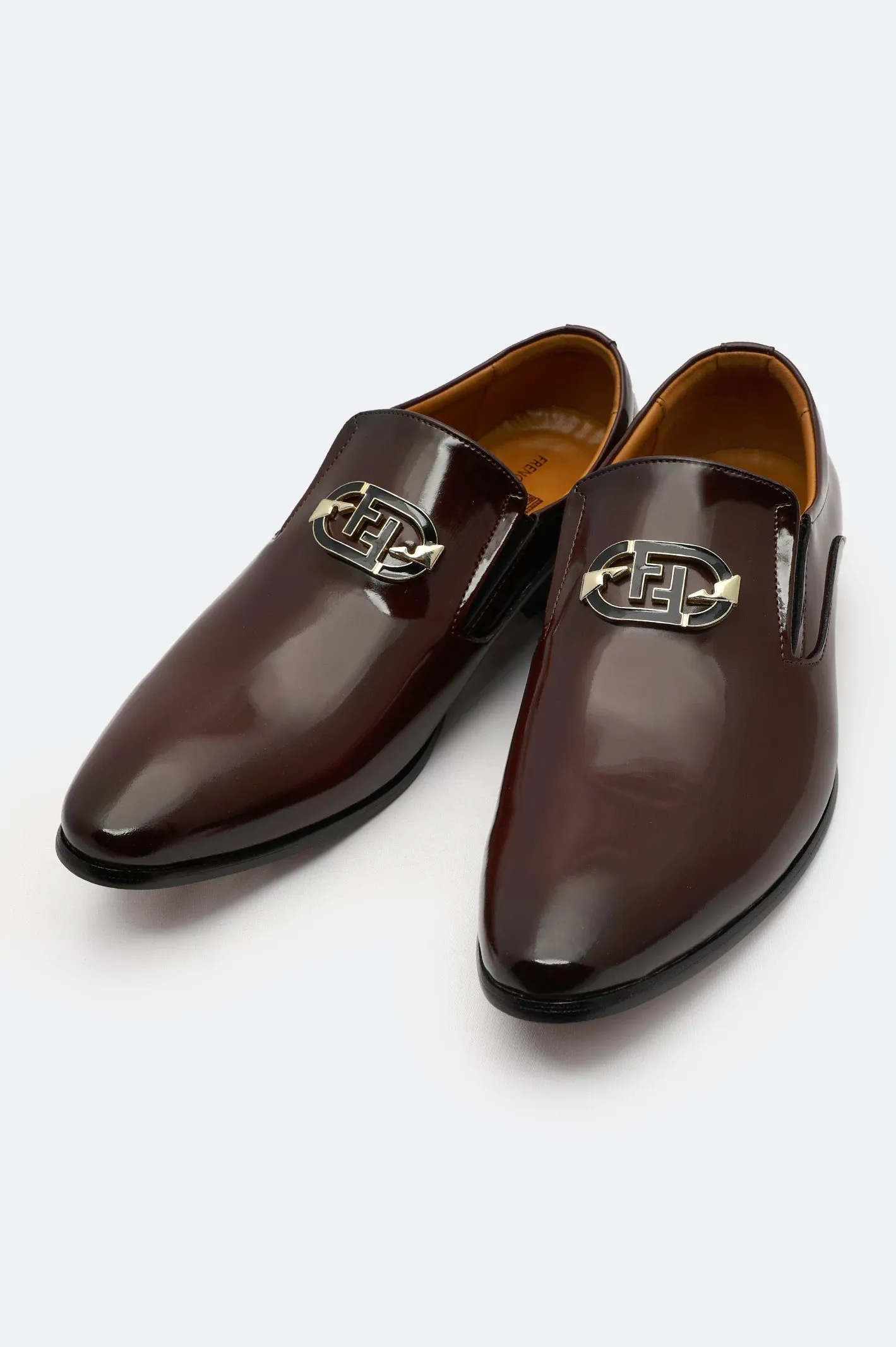 Even Ground Minimal Office Brown Formal Moccassins Shoes