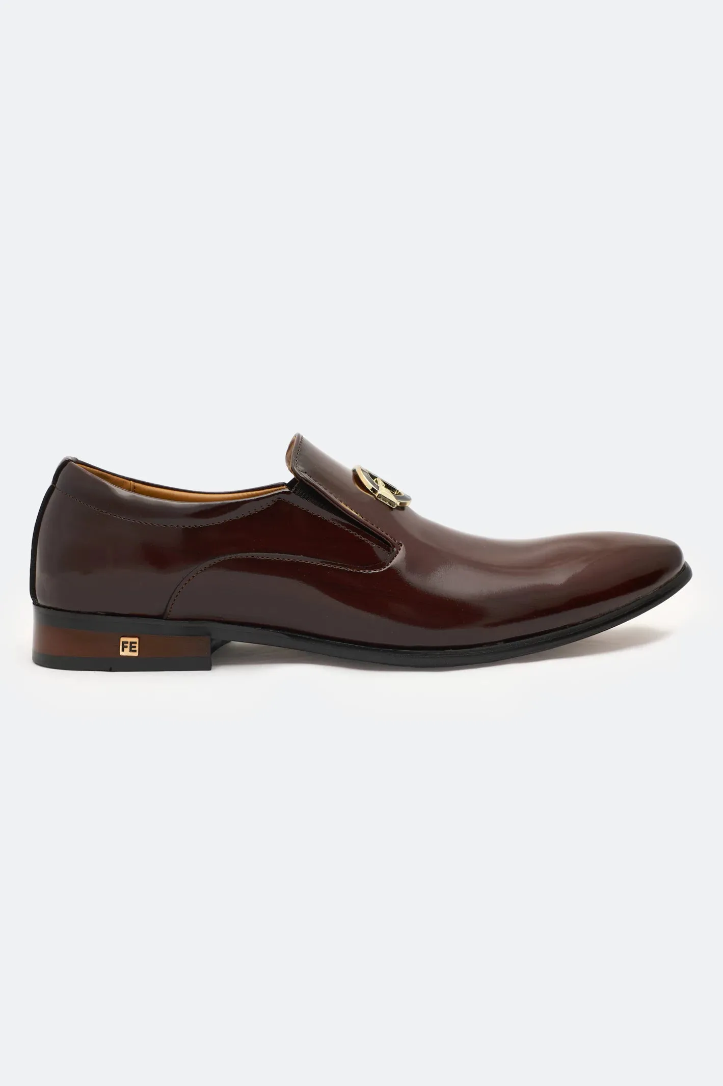 Durable Sole Brown Formal Moccassins Shoes