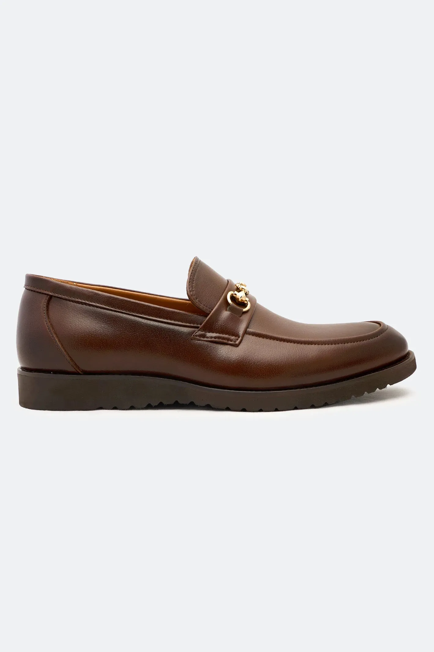 Brown Formal Moccassins Shoes Travel Friendly