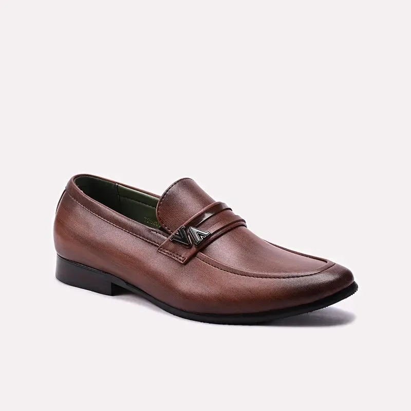 Calm Finish Board Room Brown Formal Shoes 0111405
