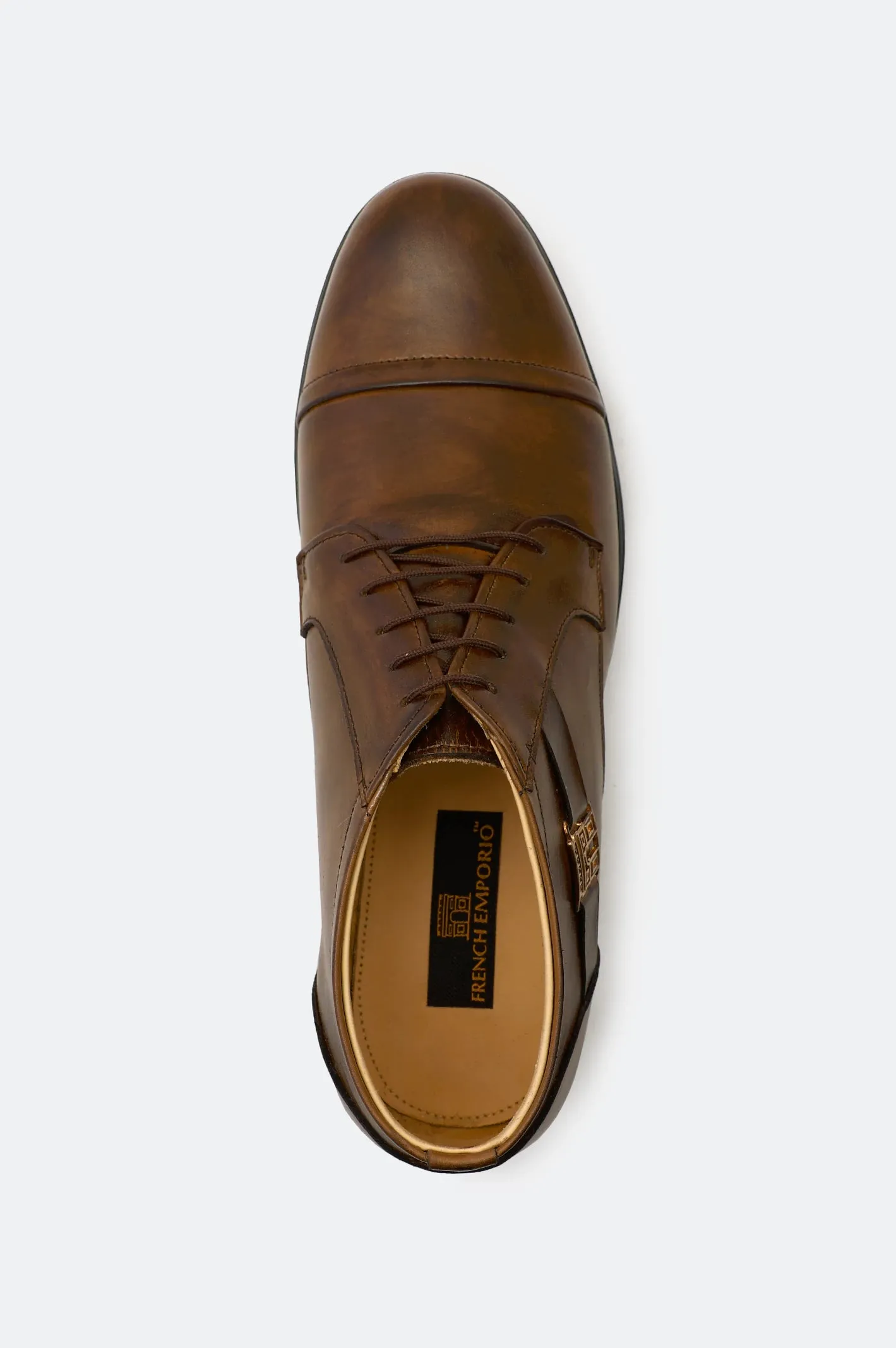 Premium Leather Brown Formal Shoes