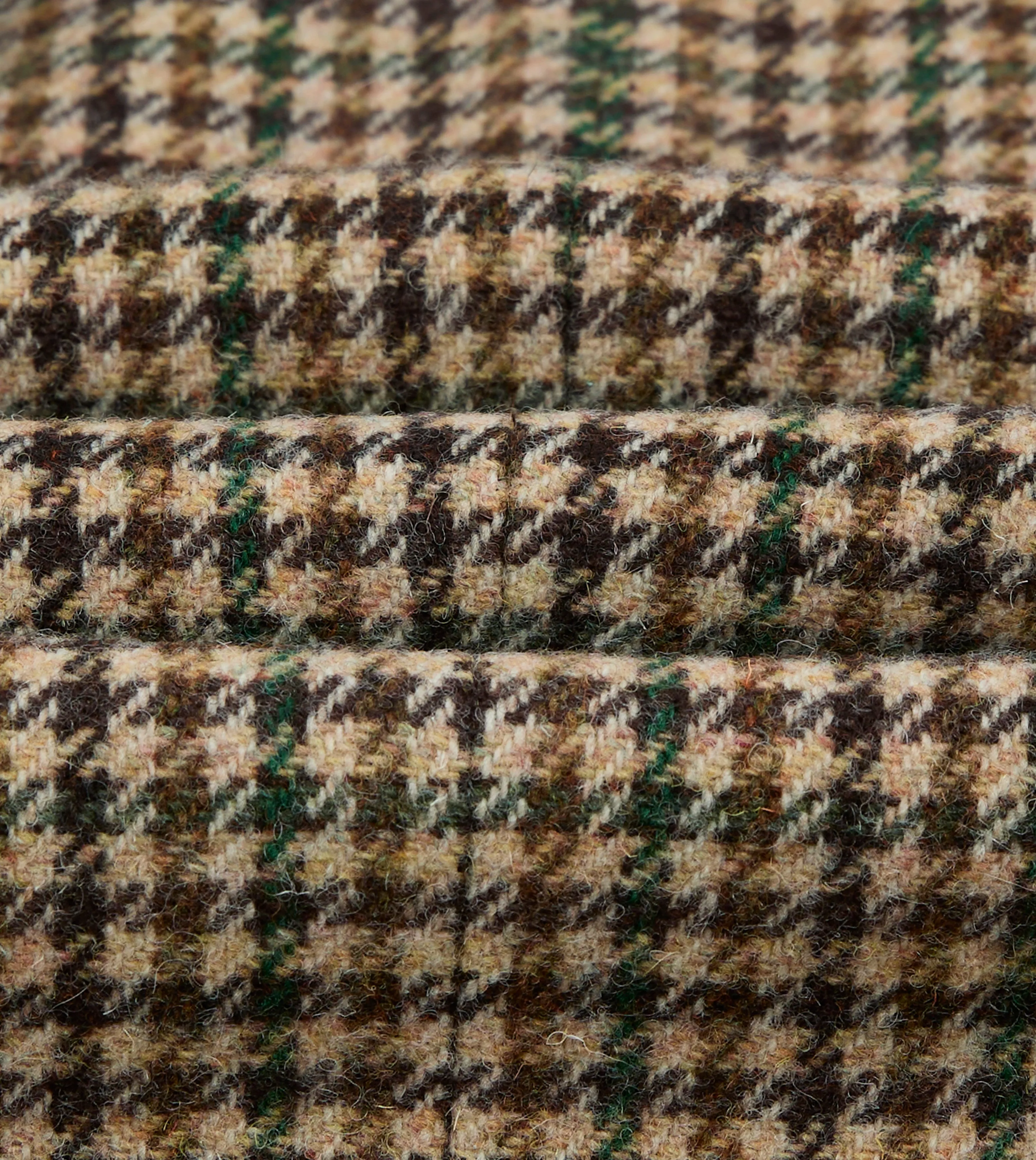 Simple Detail Brown Gun Club Check Tweed Blazer