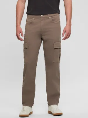 Perfect Movement Reflective details Brown Julianne Cargo Pants