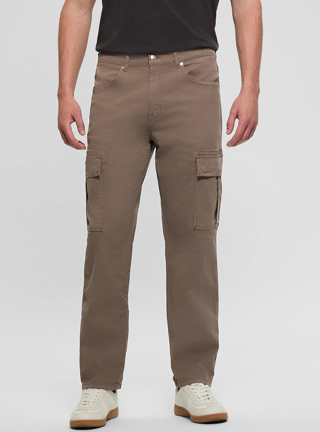 Relaxed Comfort Wear Smart Fit Brown Julianne Cargo Pants