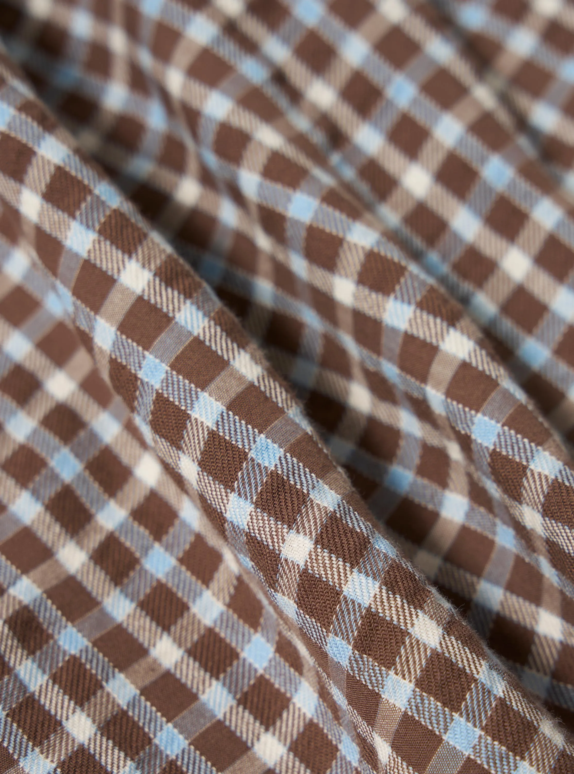 Brown Madison Check Station Shirt adult clothing