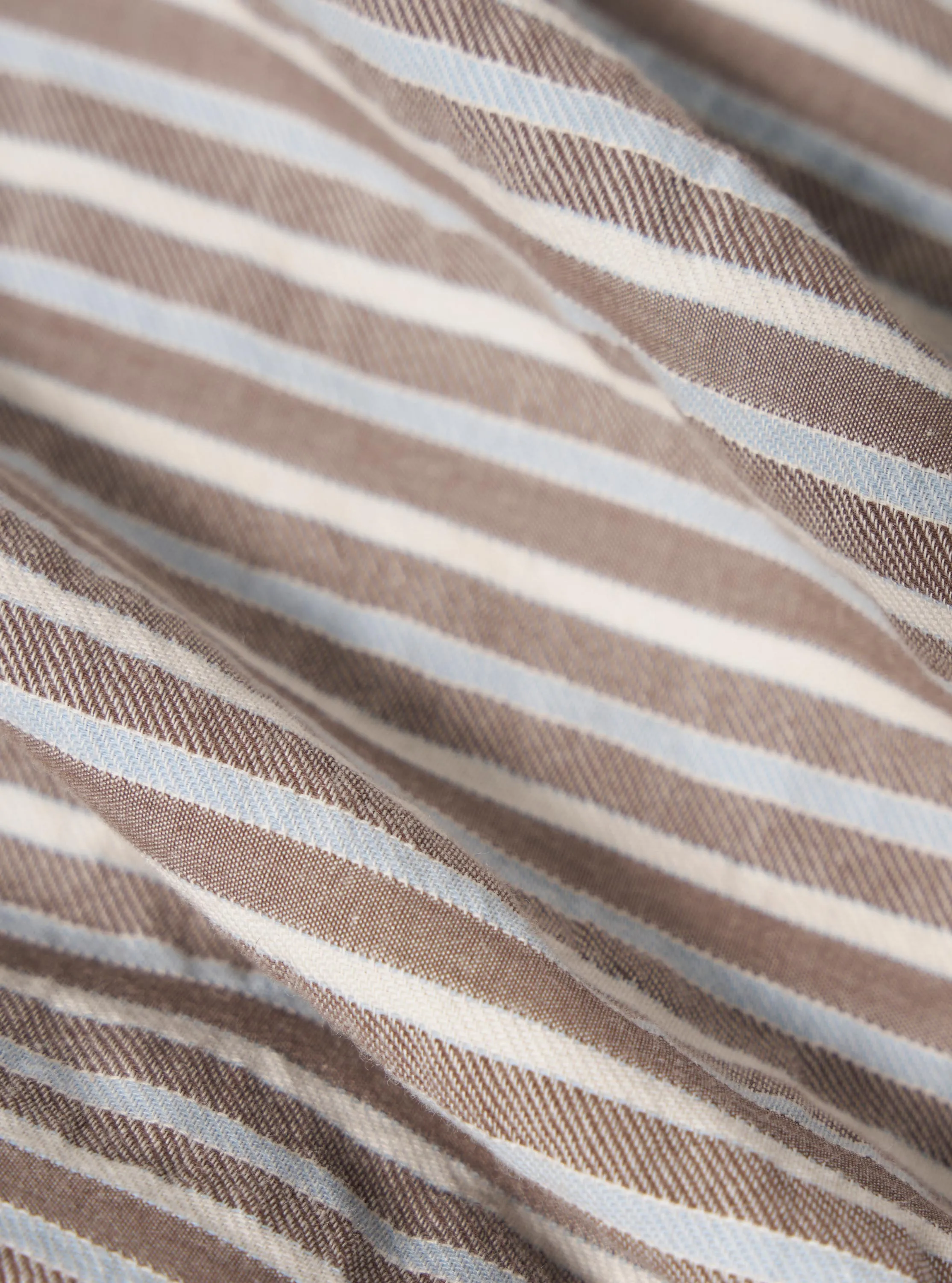 Weekend Wear Brown Madison Check/Stripe Station Shirt