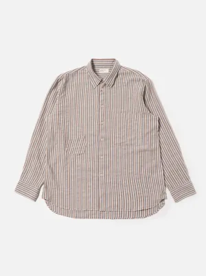 Brown Madison Stripe Station Shirt Sustainable fashion