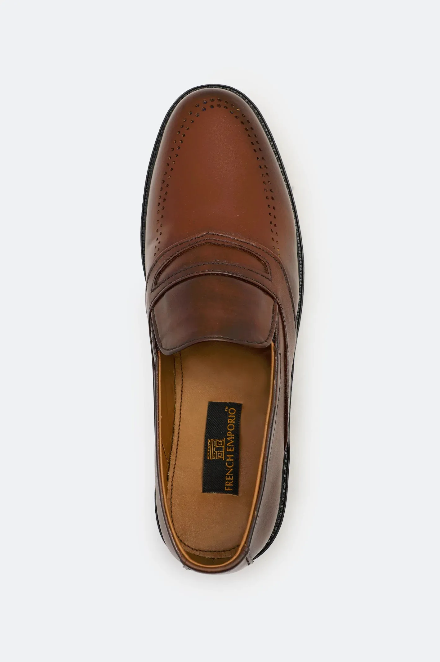 Brown Slip On Formal Moccassins Shoes Tailored Wardrobe