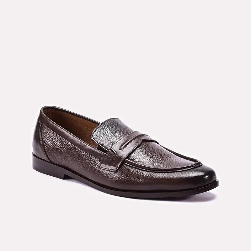 Brown Slip On Formal Shoes 0110879 Center Walk