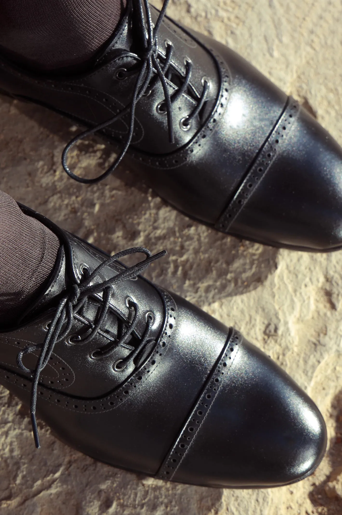 Client Dinner Four Wear Black Men Formal Derby Lace Shoes