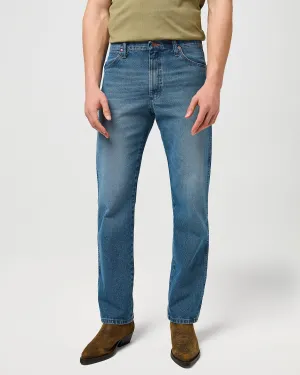 Picnic Style Textured Wrangler 13MWZ Original Cowboy Cut Mens Jeans - Breeze Hunter