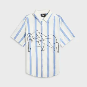 Outer Chill Piece by Parra Sleep Now Shirt - Blue