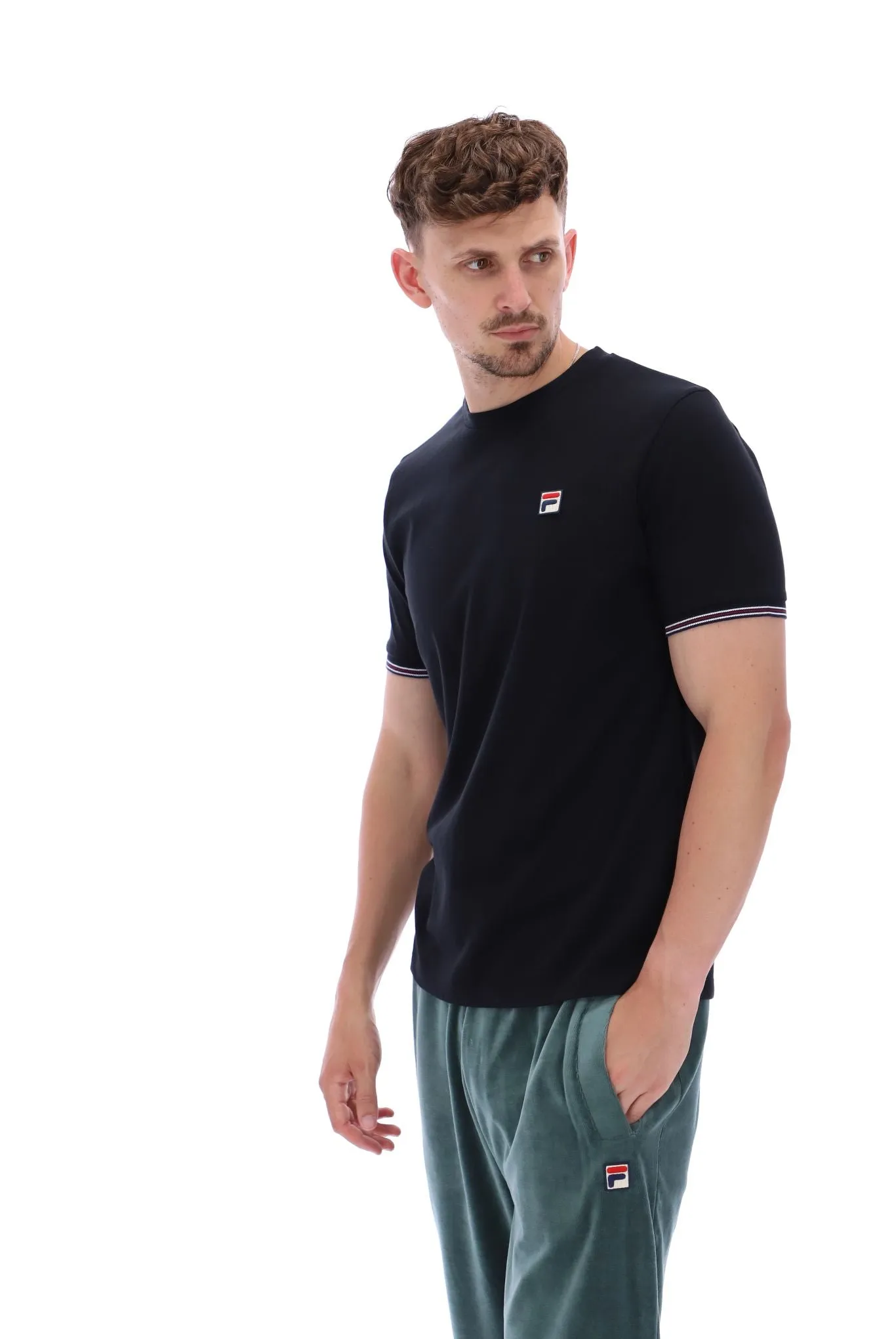 Caleb Crew T-Shirt Low Profile Collar Breathable Performance Wear