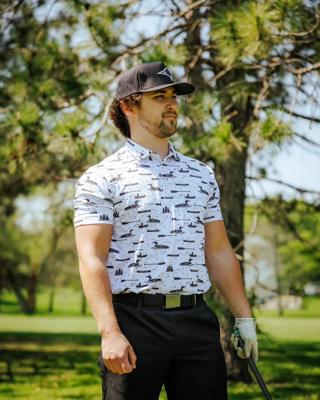 Loon Lake Men's Polo Wrinkle-Free